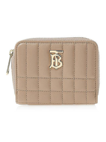 quilted leather Lola zipped wallet - BURBERRY - BALAAN 1