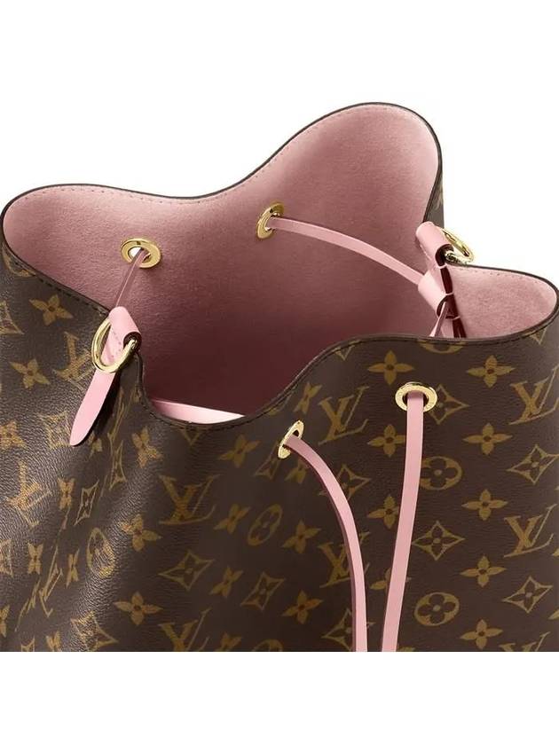 Monogram Neonoe Bucket Bag Brown Pink - LOUIS VUITTON - BALAAN 7