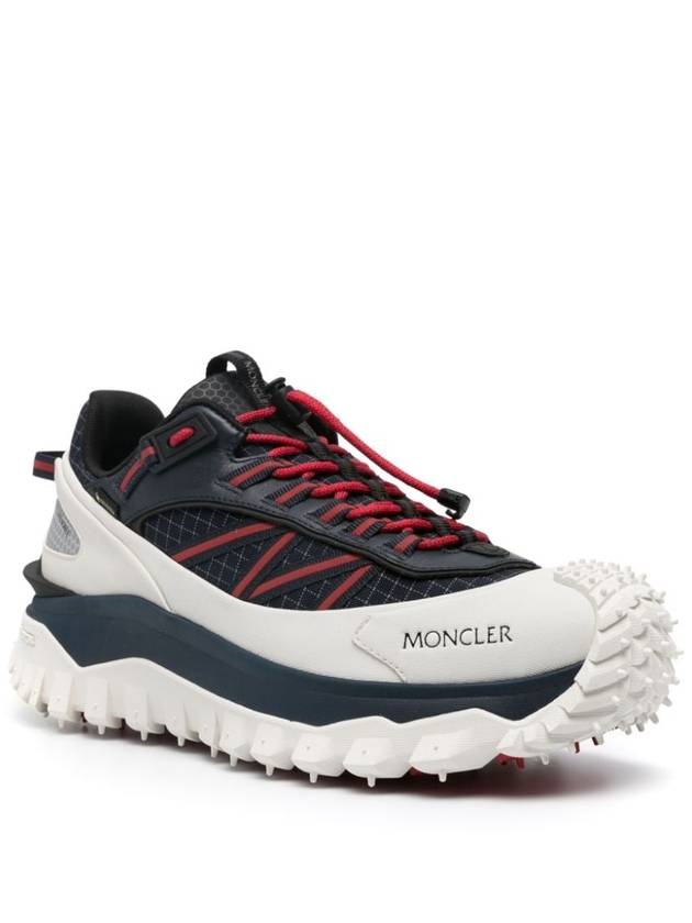 Trailgrip GTX Low Top Sneakers Navy White - MONCLER - BALAAN 4