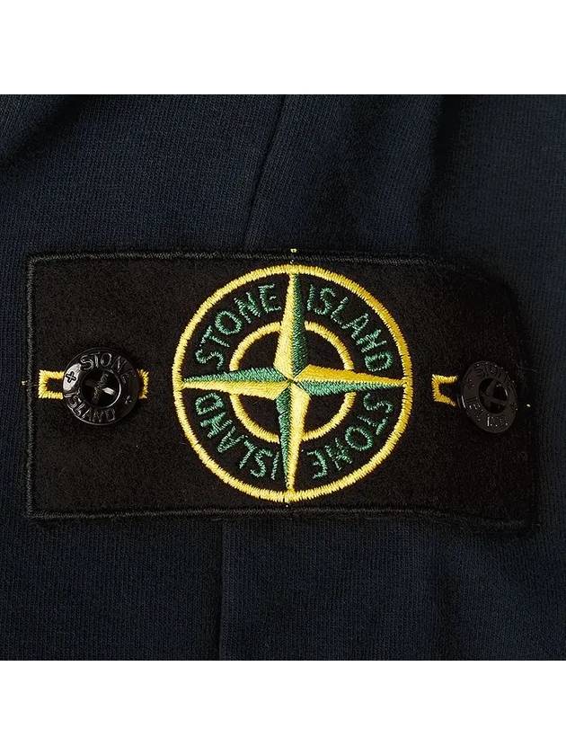 Compass Logo Patch Hoodie Black - STONE ISLAND - BALAAN 5