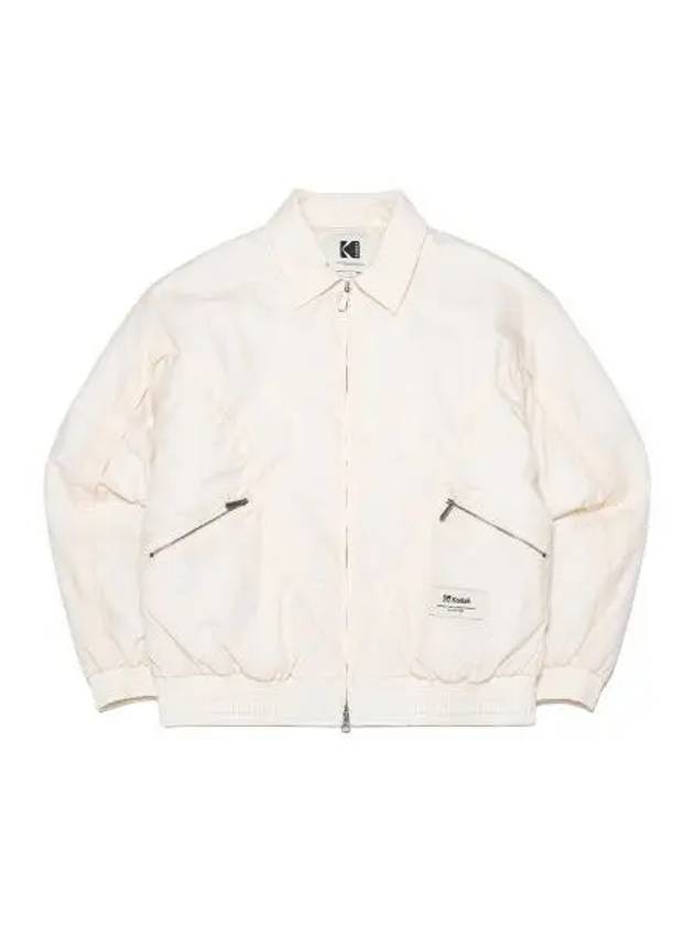 KODAK Light Padding Blouson Zip Jacket IVORY - KODO - BALAAN 1