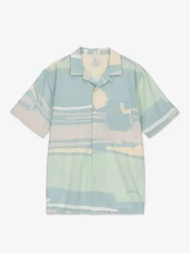 Short Sleeve Shirt Blue Agave C8409924MAP573 - CLOSED - BALAAN 1