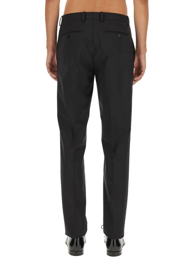 Men's Mayer Stretch Wool Straight Pants Black - THEORY - BALAAN 4