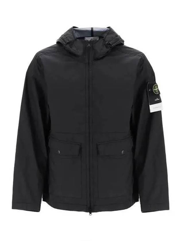 Membrana 3L TC Hooded Jacket Black - STONE ISLAND - BALAAN 6