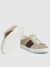 Web Ace GG Supreme Low Top Sneakers Beige Ebony - GUCCI - BALAAN 6