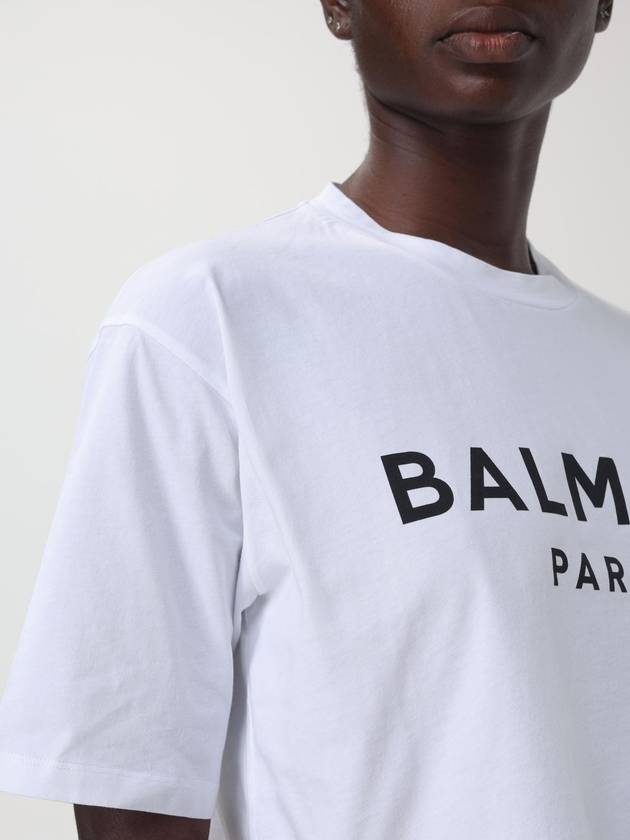 T-shirt Balmain in cotone con logo - BALMAIN - BALAAN 5