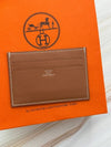 Citizen Twill Card Wallet Brown - HERMES - BALAAN 7