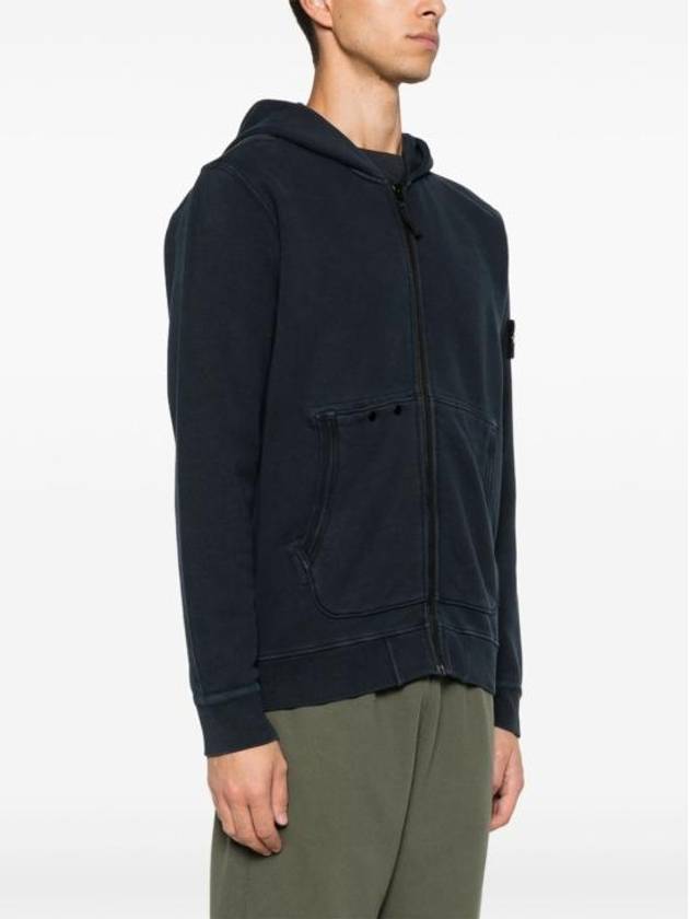 Stone Island Hooded Sweatshirt 811563341 V0120 Blue - STONE ISLAND - BALAAN 5