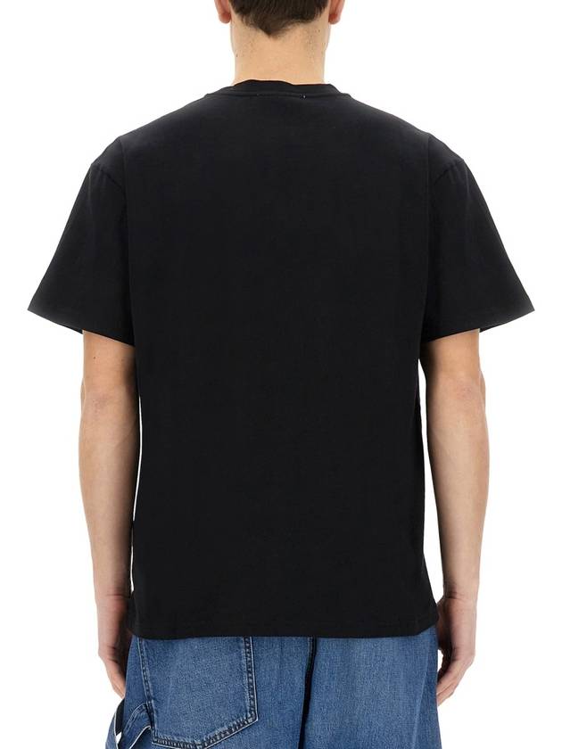 Gnome Trio Print Short Sleeve T Shirt Black - JW ANDERSON - BALAAN 4