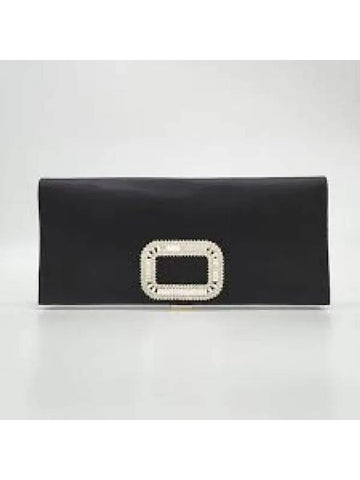 Roger Vivier Clutch Bag Black RBWABDD0220RS0 1234731 - ROGER VIVIER - BALAAN 1