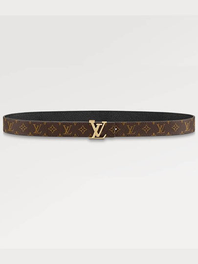 LV Iconic 25MM Reversible Leather Belt Black Brown - LOUIS VUITTON - BALAAN 2