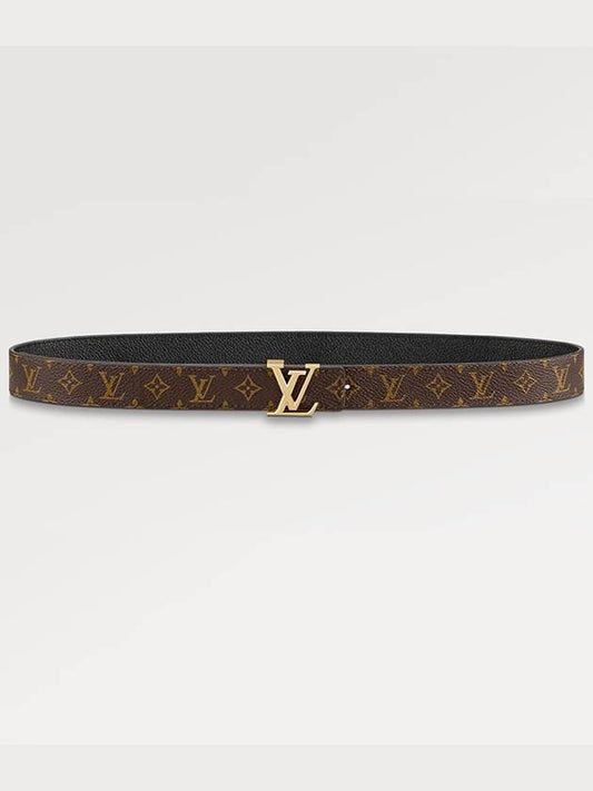 LV Iconic 25MM Reversible Leather Belt Black Brown - LOUIS VUITTON - BALAAN 2