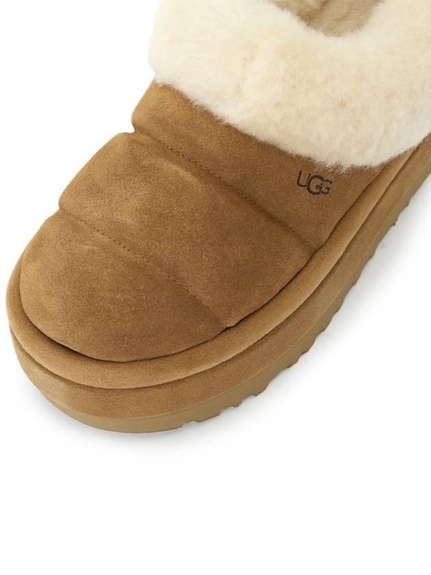 Tazzlita Logo Suede Slippers Chestnut - UGG - BALAAN 8