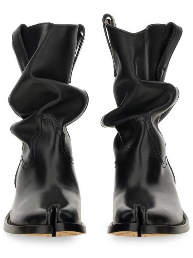 Tabi Western Middle Boots Black - MAISON MARGIELA - BALAAN 5