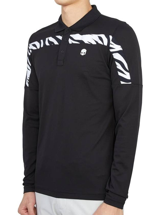 Golf Wear Polo Long Sleeve T-Shirt G00556 G76 - HYDROGEN - BALAAN 2