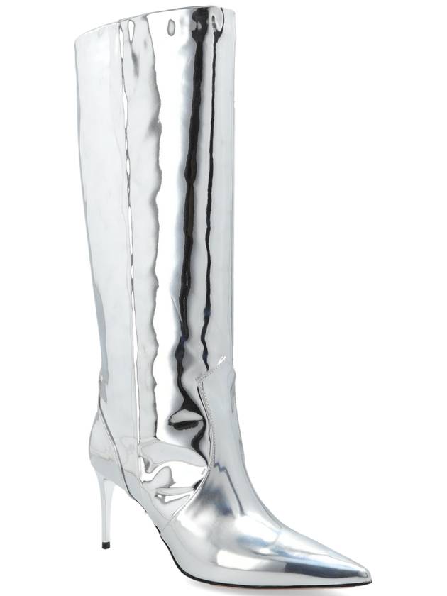 Iro Heeled Boots Davyn, Women's, Silver - IRO - BALAAN 4