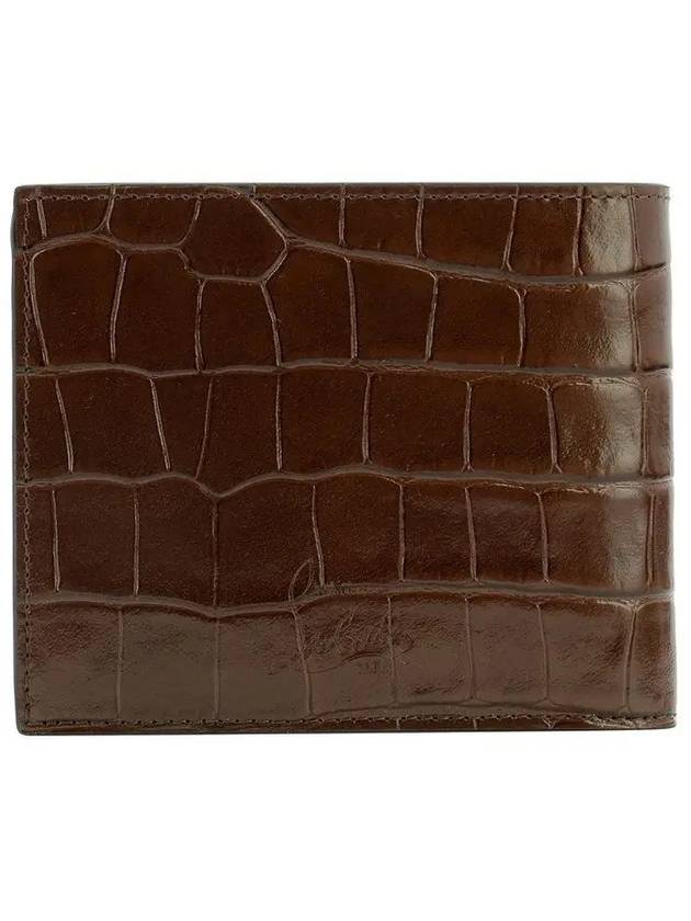 22SS logo crocodile texture half wallet 3205300 F507 - CHRISTIAN LOUBOUTIN - BALAAN 3