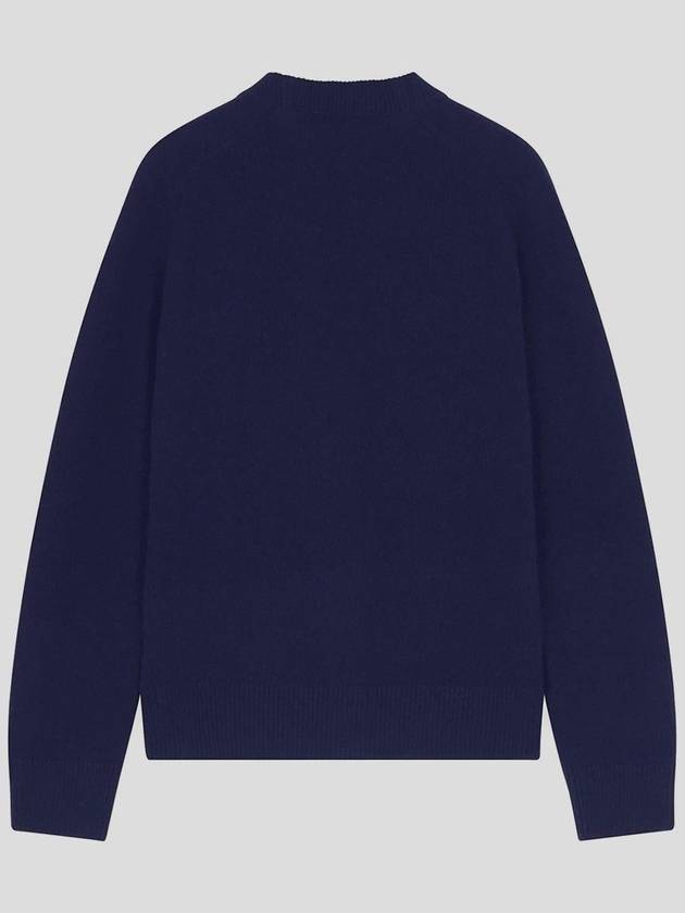 Baby Fox Patch Boxy Cardigan Navy - MAISON KITSUNE - BALAAN 3