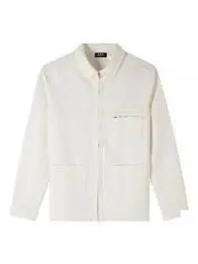 Connor Blouson Denim Jacket White - A.P.C. - BALAAN 2