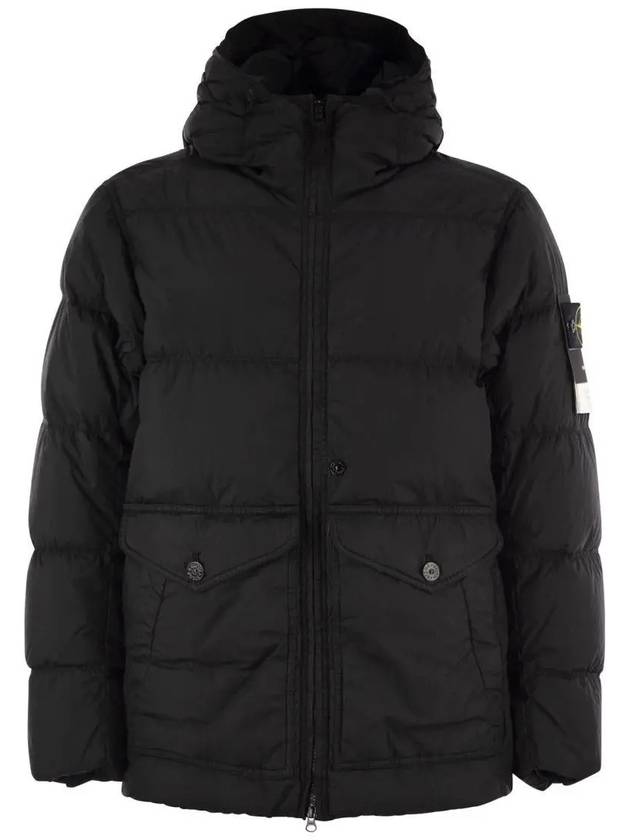 Crinkle Reps Re-Nylon Down Padding Black - STONE ISLAND - BALAAN 2