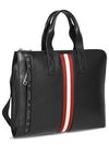 Henry Leather Business Brief Case Black - BALLY - BALAAN 3
