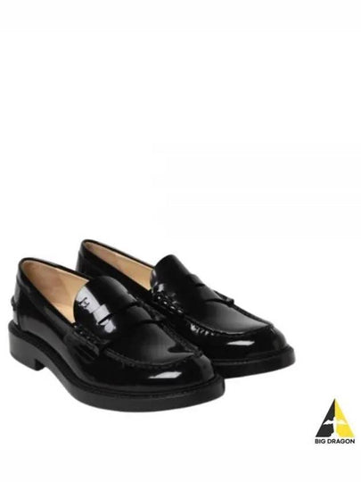 Women's Patent Leather Penny Loafers Black - TOD'S - BALAAN 2