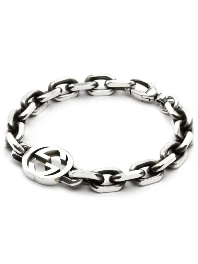 Interlocking G Logo Chain Bracelet Silver - GUCCI - BALAAN 2