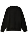 Technical Cotton Sweatshirt Black - PRADA - BALAAN 3