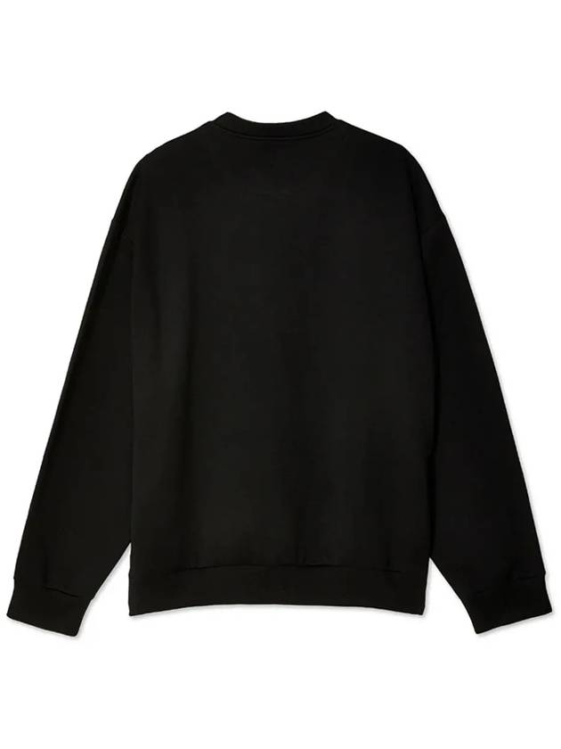 Technical Cotton Sweatshirt Black - PRADA - BALAAN 3