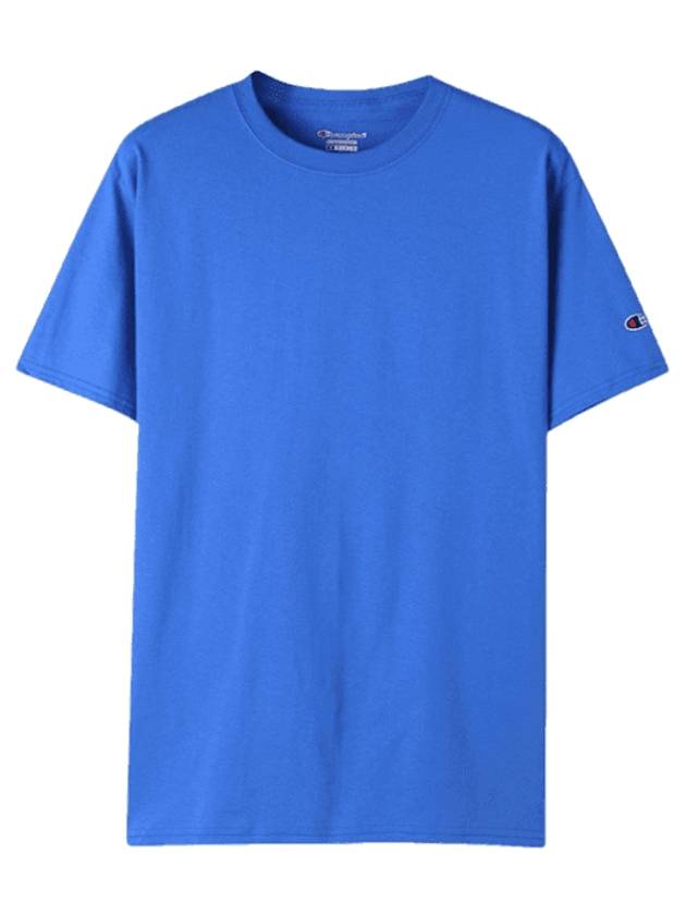 logo wappen short sleeve t-shirt royal blue - CHAMPION - BALAAN 1