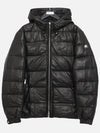 Men's Keg River Leather Down Jacket Black - MOOSE KNUCKLES - BALAAN 2