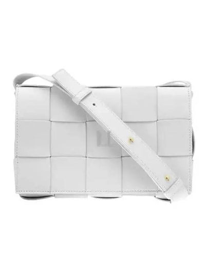 Intrecciato Cassette Cross Bag White - BOTTEGA VENETA - BALAAN 2