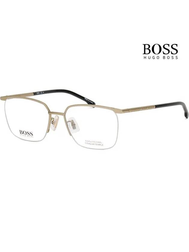 Hugo Boss glasses frame BOSS1225F AOZ semirimless stainless steel titanium - HUGO BOSS - BALAAN 1