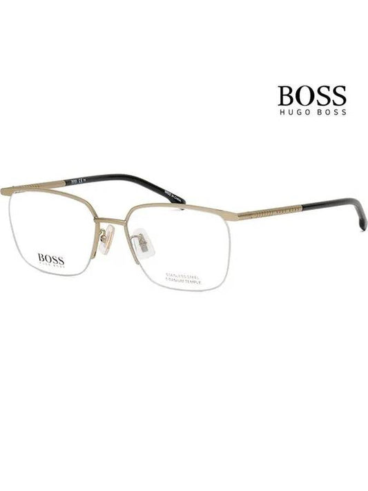 Hugo Boss glasses frame BOSS1225F AOZ semirimless stainless steel titanium - HUGO BOSS - BALAAN 1