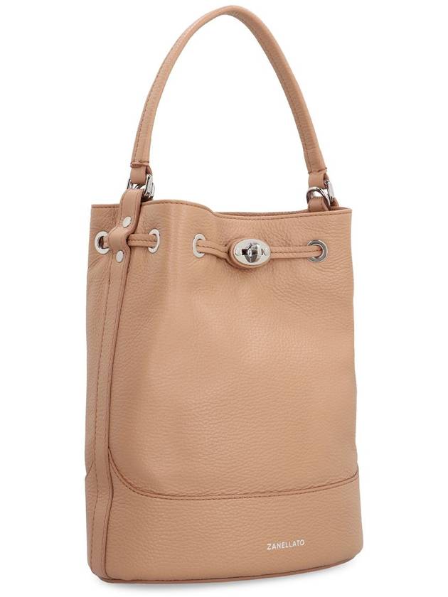 Zanellato Monda S Leather Bucket Bag - ZANELLATO - BALAAN 3