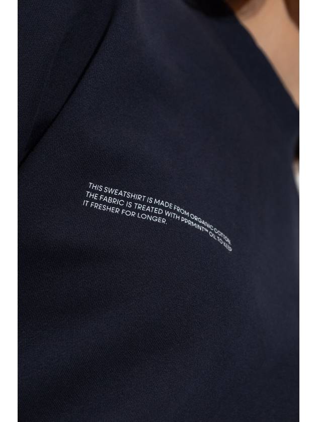 Pangaia Sweatshirt With Logo, Unisex, Navy Blue - PANGAIA - BALAAN 7