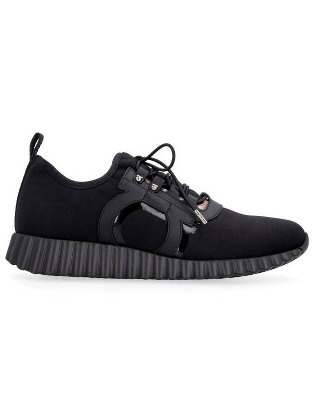 Rebekka Low-Top Sneakers Black - SALVATORE FERRAGAMO - BALAAN 1