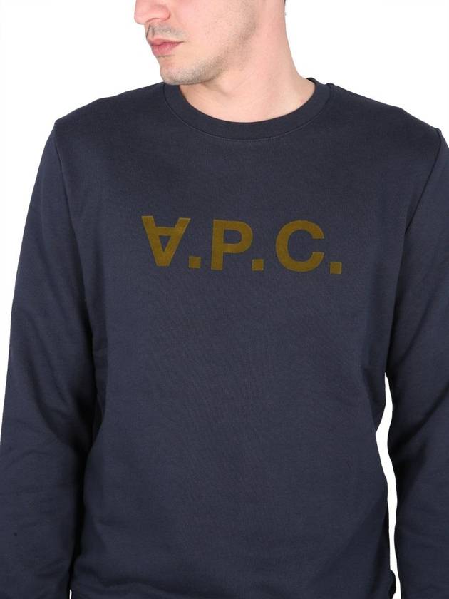 23 ss Sweatshirt WITH VPC Logo COFAXH27803TIS B0040196886 - A.P.C. - BALAAN 5