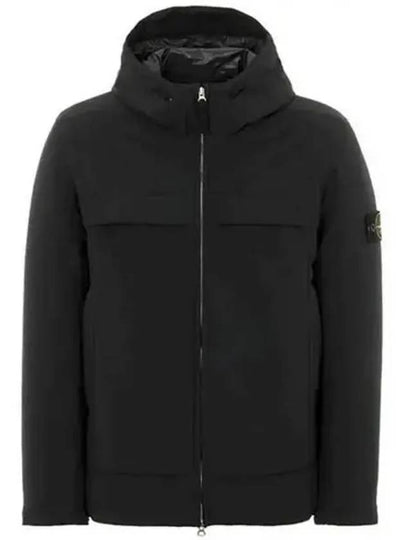 Wappen Patch Loft Soft Shell R Hooded Jacket Black - STONE ISLAND - BALAAN 2