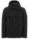 Wappen Patch Loft Soft Shell R Hooded Jacket Black - STONE ISLAND - BALAAN 2