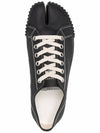 Tabi Canvas Low Top Sneakers Black - MAISON MARGIELA - BALAAN 5