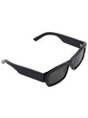 Acetate Rectangular Frame Sunglasses Black - BALENCIAGA - BALAAN 4