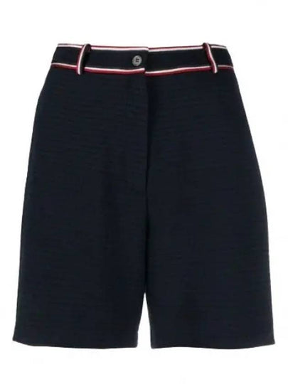 Waste RWB Trim High Shorts Navy - THOM BROWNE - BALAAN 2