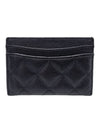 Women AP0213 Black Classic Caviar Skin Holder Card Wallet - CHANEL - BALAAN 3