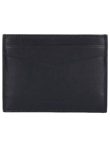 Flat Card Holder Black Wallet - MARNI - BALAAN 1