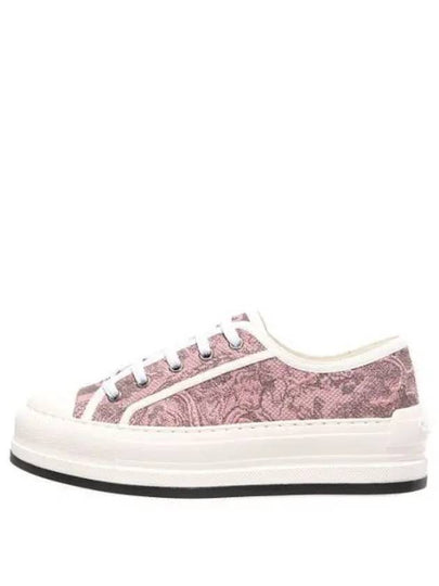 Walk NDior Toile De Jouy Sauvage Motif Platform Low Top Sneakers Pink - DIOR - BALAAN 2