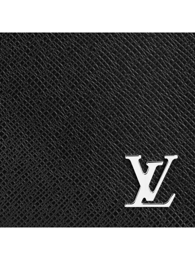 Pochette Voyage Taiga Leather Pouch Bag Black - LOUIS VUITTON - BALAAN 4