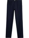 Ellott Bonded Fleece Straight Pants Navy - J.LINDEBERG - BALAAN 1