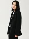 Over Fit Modern Blazer Jacket BLACK - LE SOLEIL MATINEE - BALAAN 4