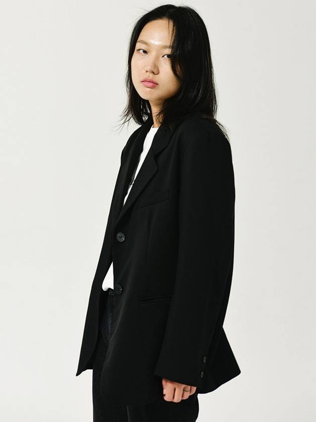 Over Fit Modern Blazer Jacket Black - LE SOLEIL MATINEE - BALAAN 4